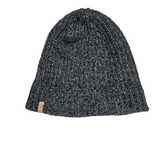 Fjallraven Övik Mélange Beanie Gray Knit Hat 100% Acrylic One Size Fits All - Picture 2 of 5